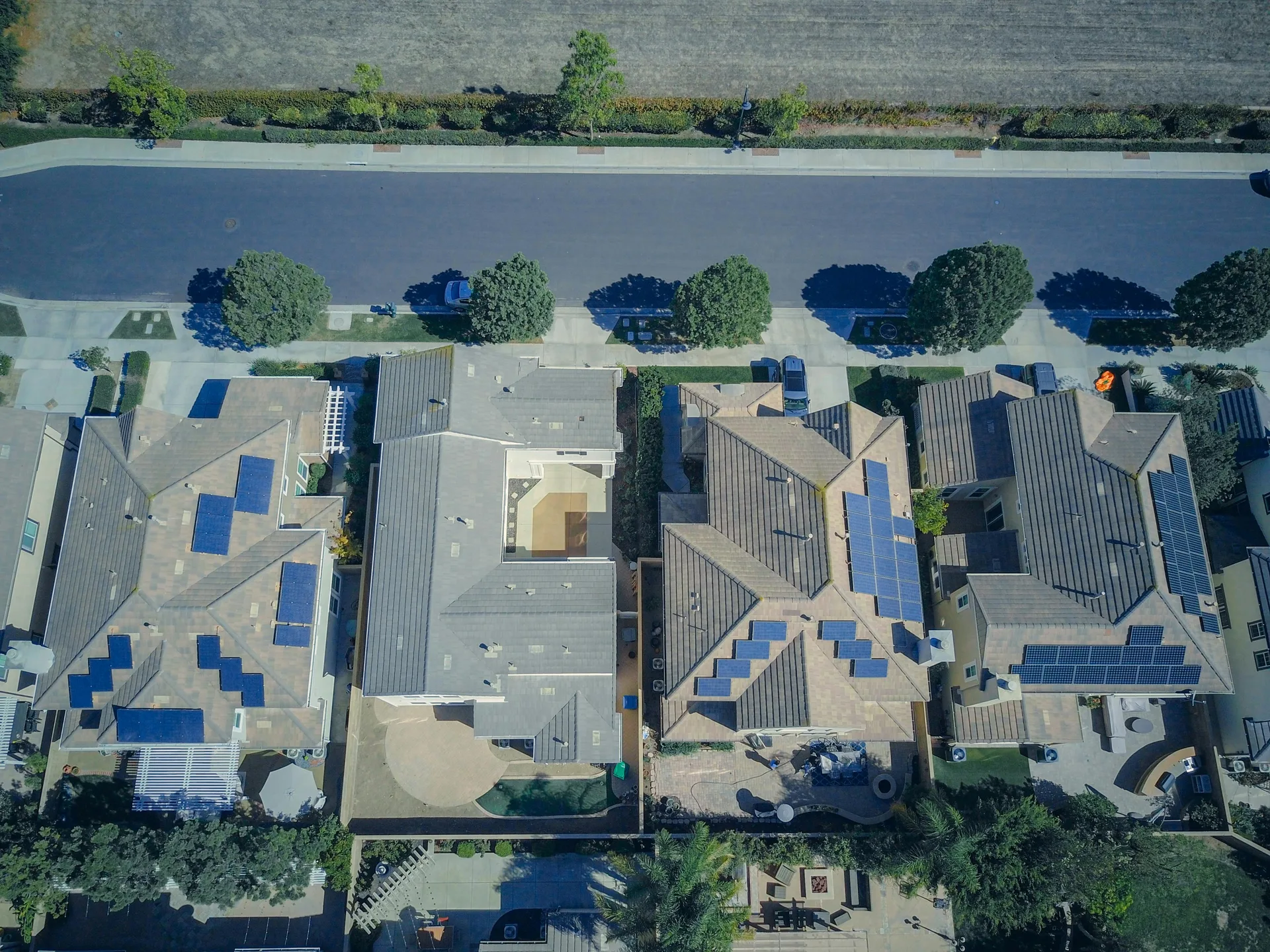 Solar neighborhood aerial view